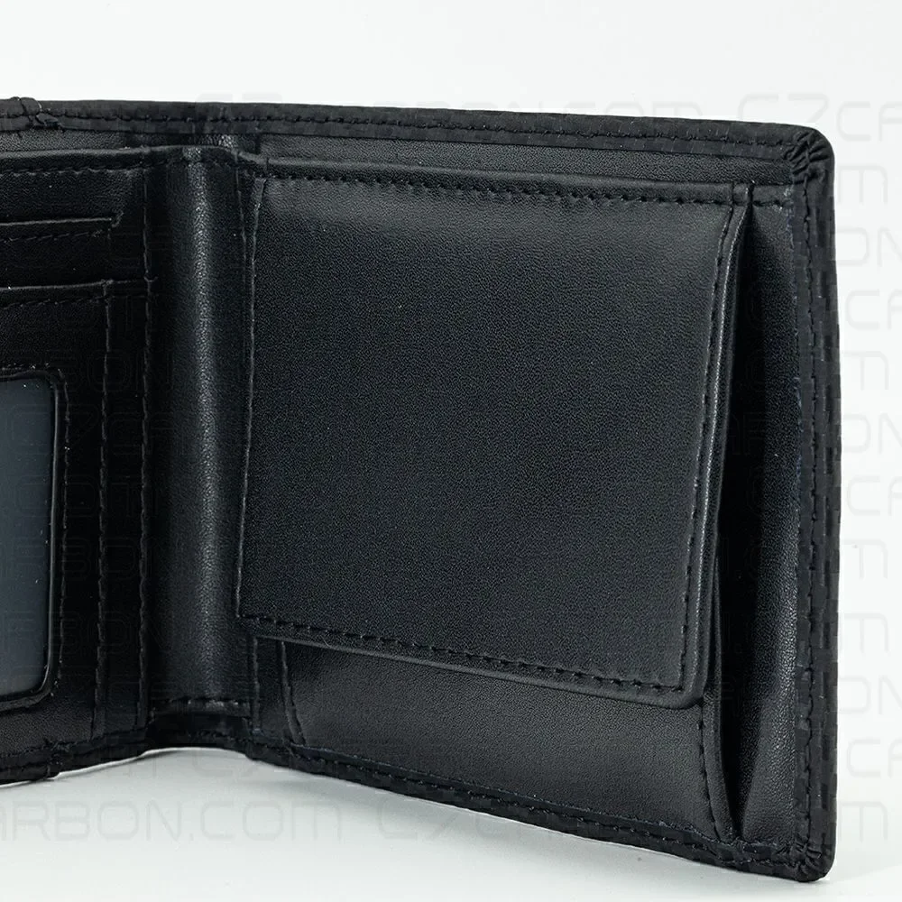 NWT Carbon Fiber Leather Wallet Bifold with RFID Blocking Ships today